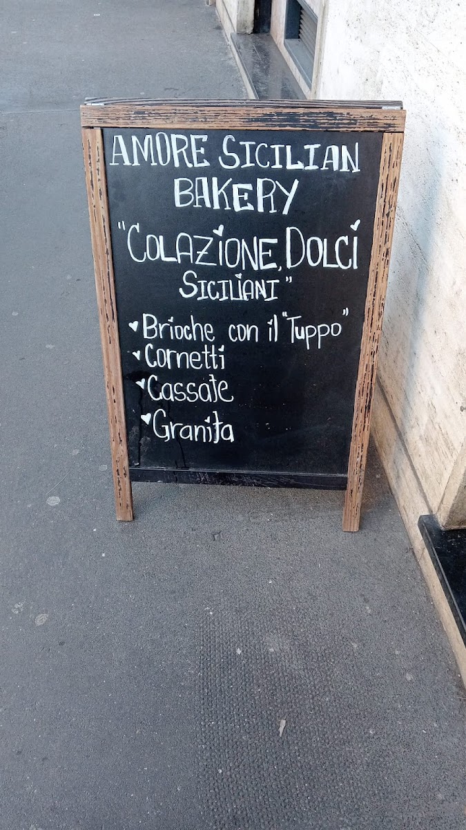 Menu Amore Sicilian Bakery-1